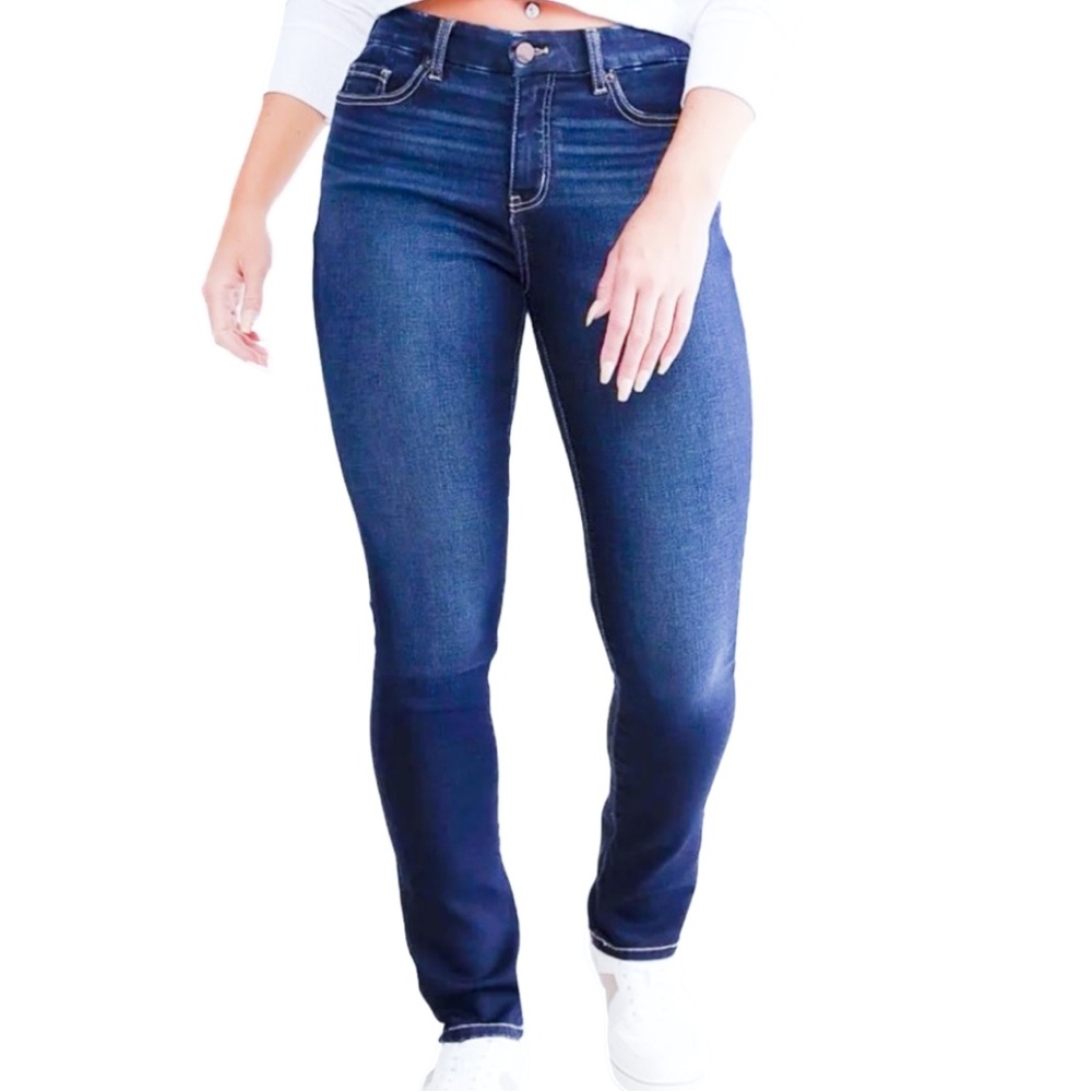BKE Gabby Classic Skinny Stretch Jeans Medium Wash Fits Size 34